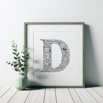 Dublin City Letter Print