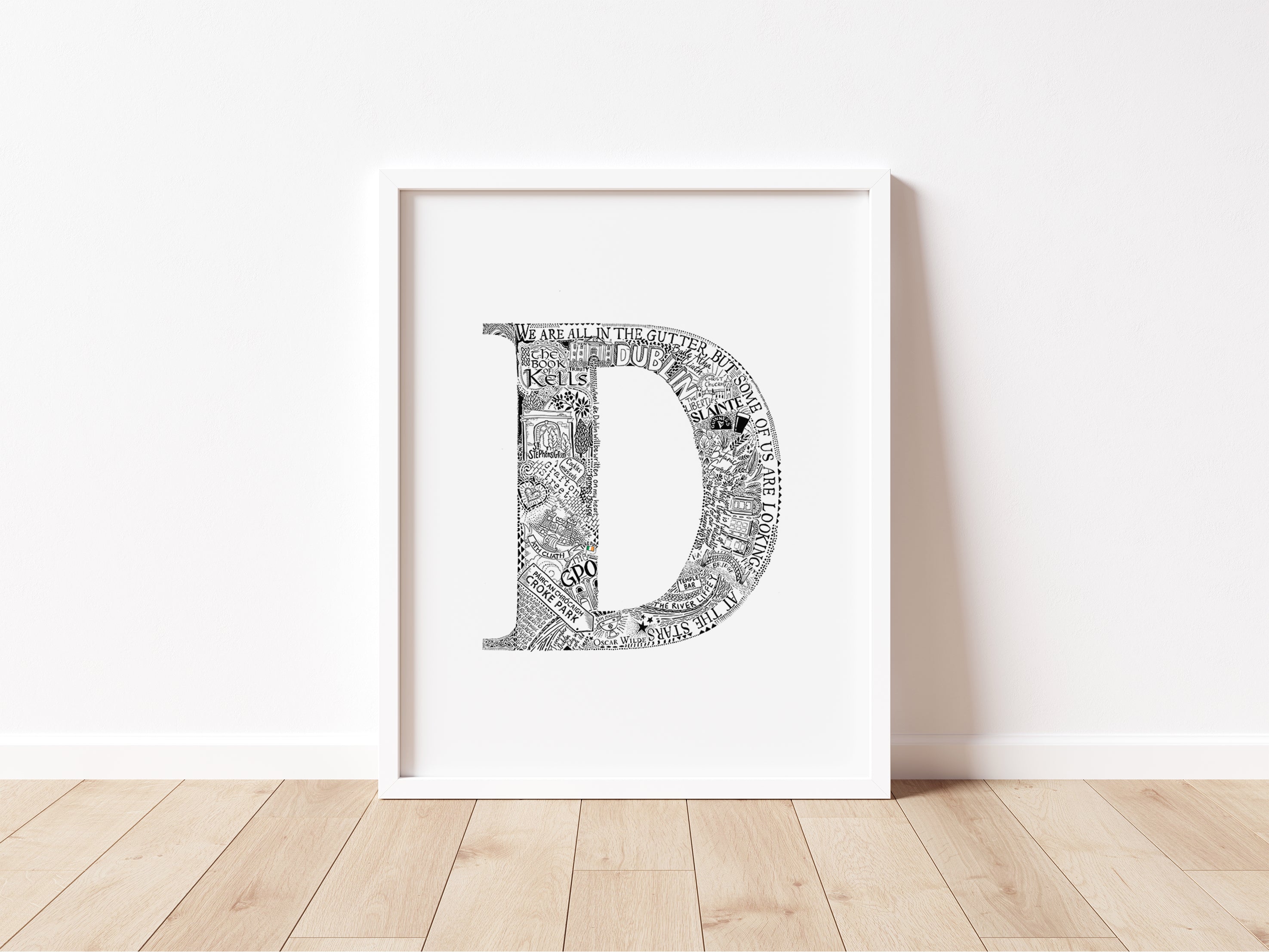 Dublin City Letter Print