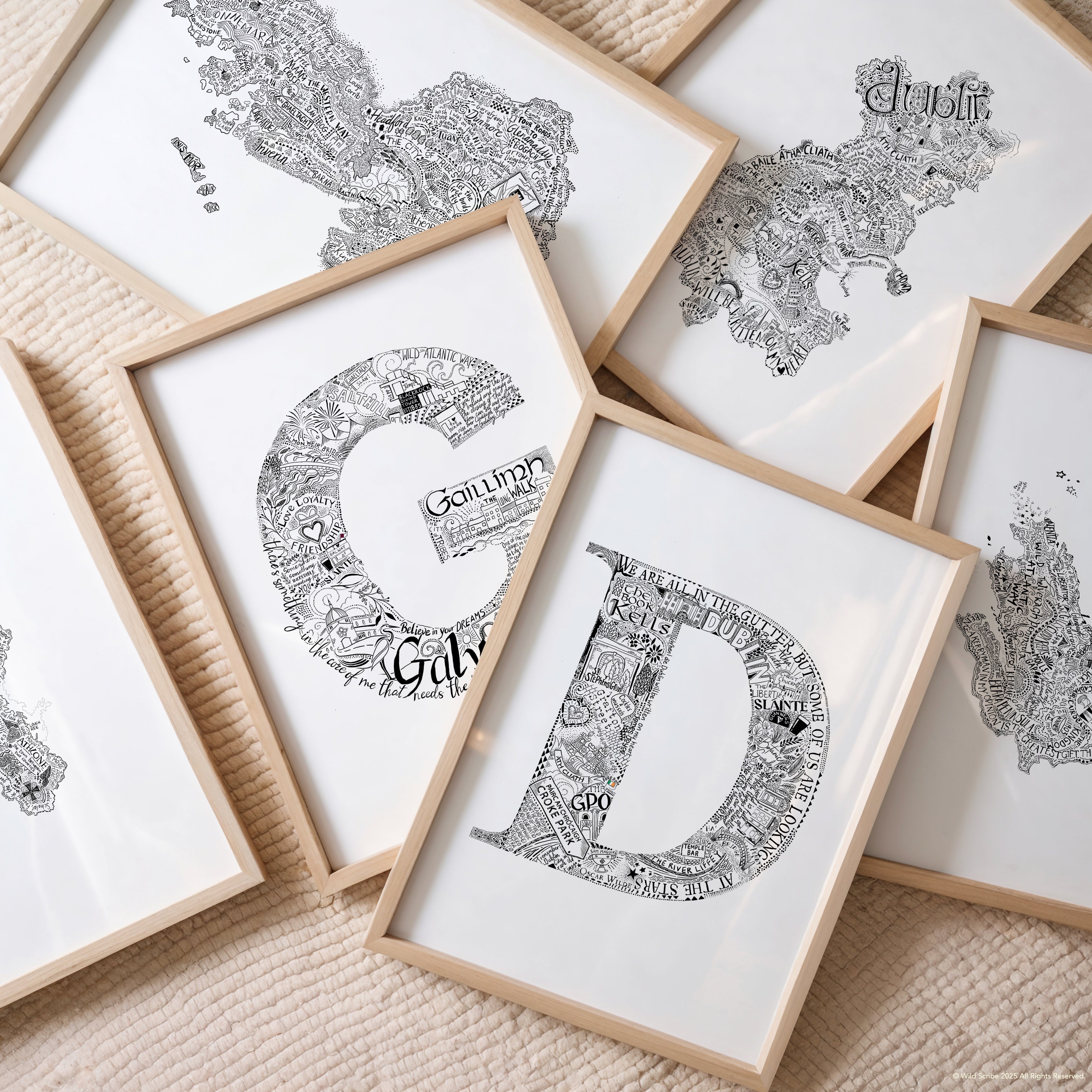 Dublin City Letter Print