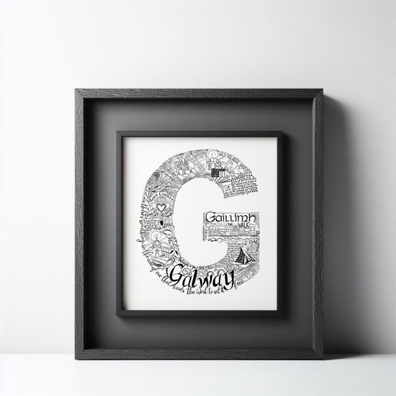 Galway City Letter Print