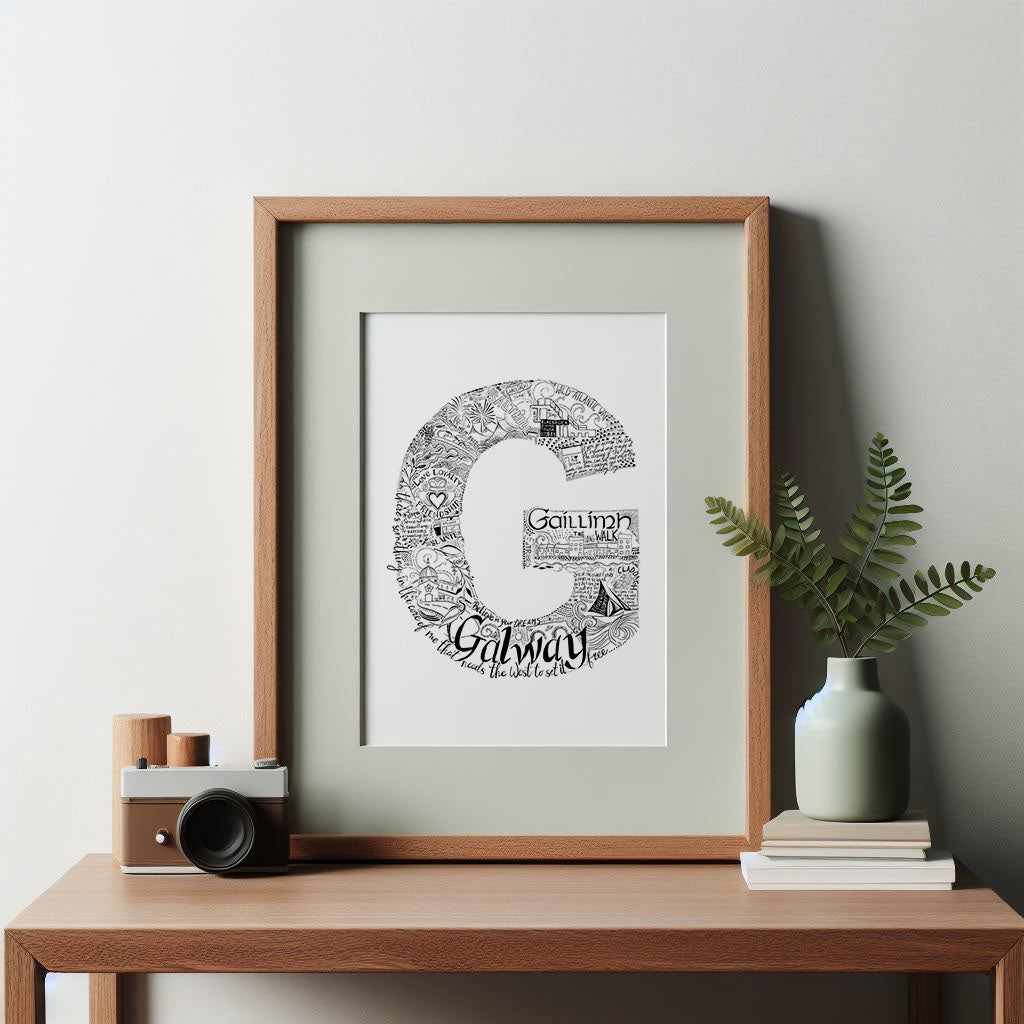 Galway City Letter Print