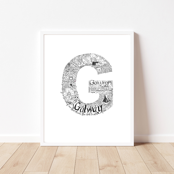 Galway City Letter Print