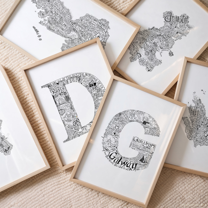 Galway City Letter Print